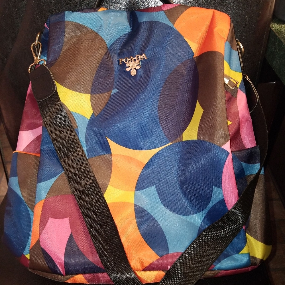 Poaba Anti-theft medium size backpack/purse